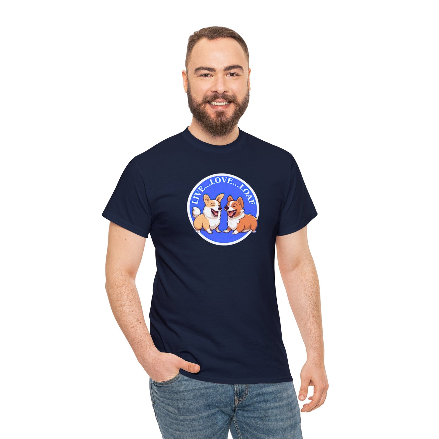 Live...Love...Loaf - Unisex Heavy Cotton Tee