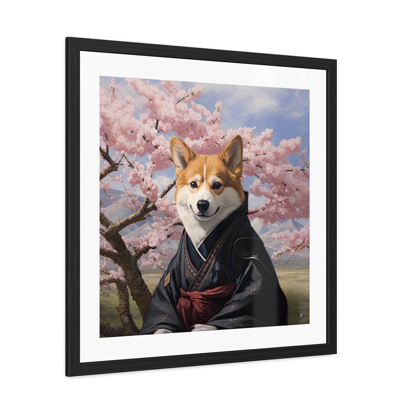 Zendog - Framed Print