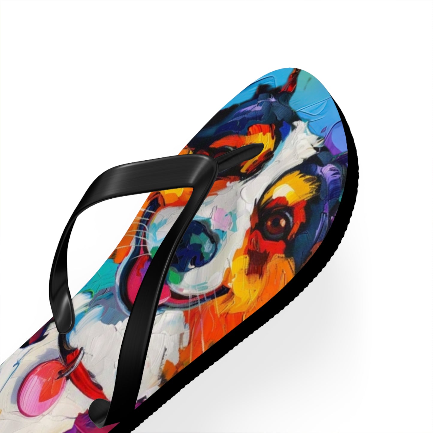 Color Me Corgi Flip-Flops