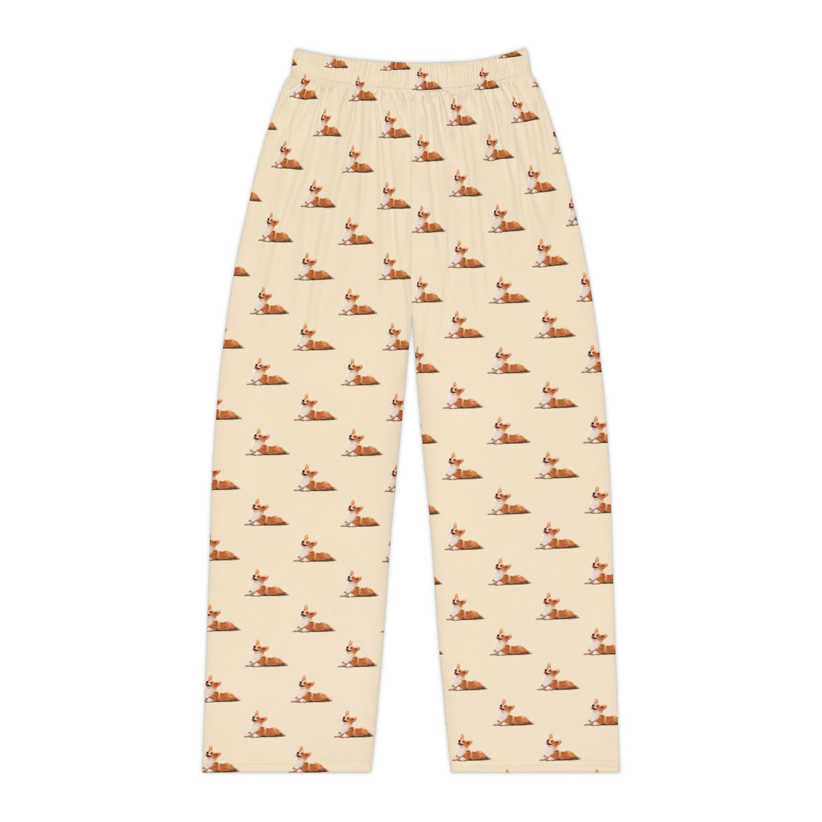 Giddy Sploot Women's Creamy Champagne Corgi Lounge Pants