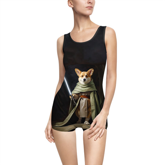 Jedi Corgi Vintage One-Piece