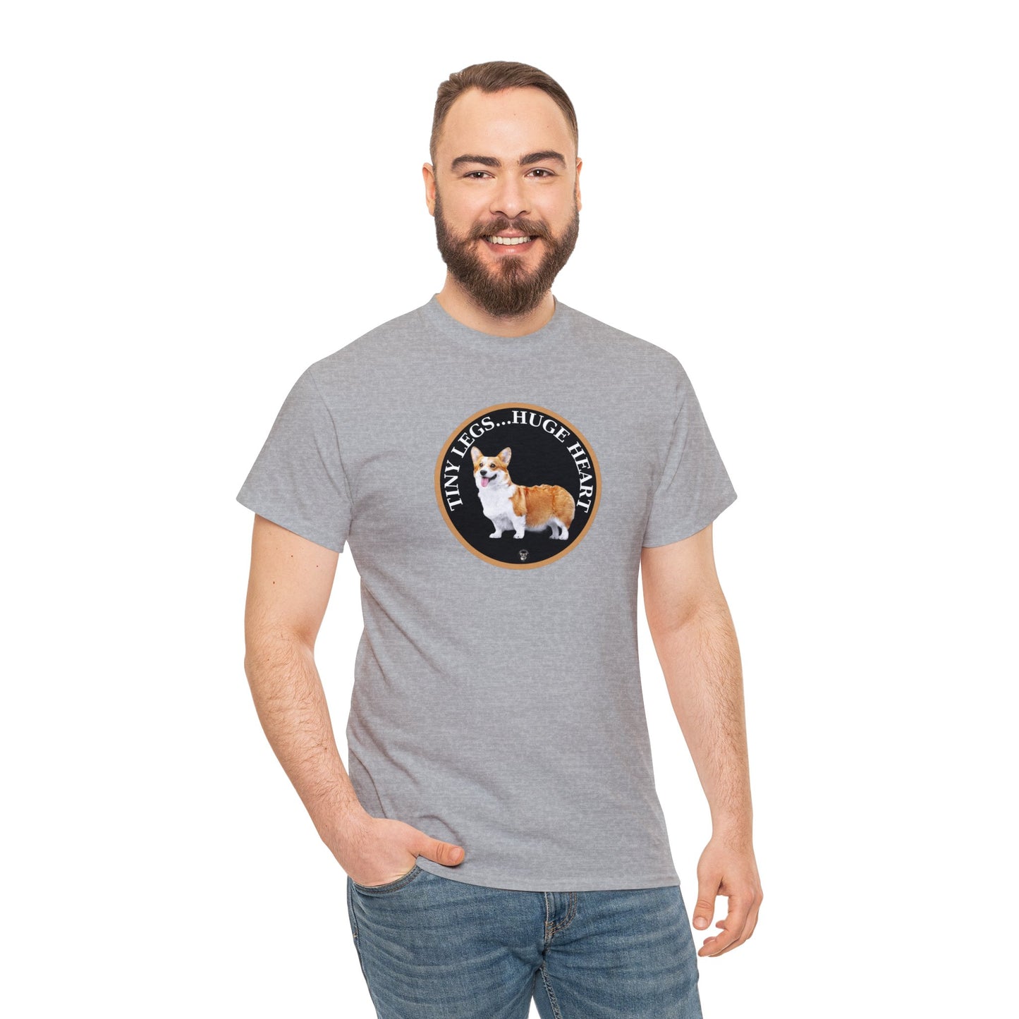 Tiny Legs...Huge Heart - Unisex Heavy Cotton Tee