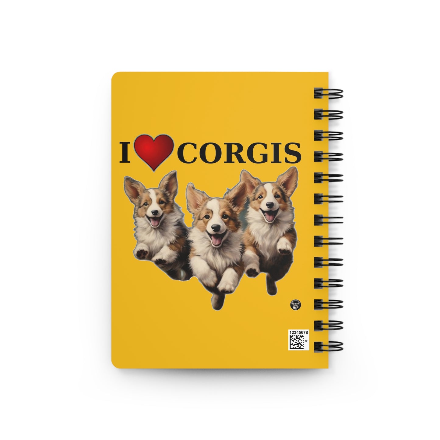 I Heart Corgis - Spiral Bound Notebook