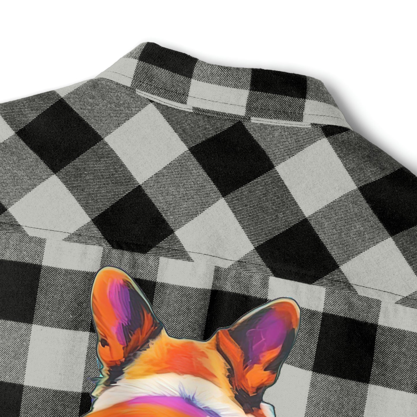 Corgi Butt - Flannel Shirt