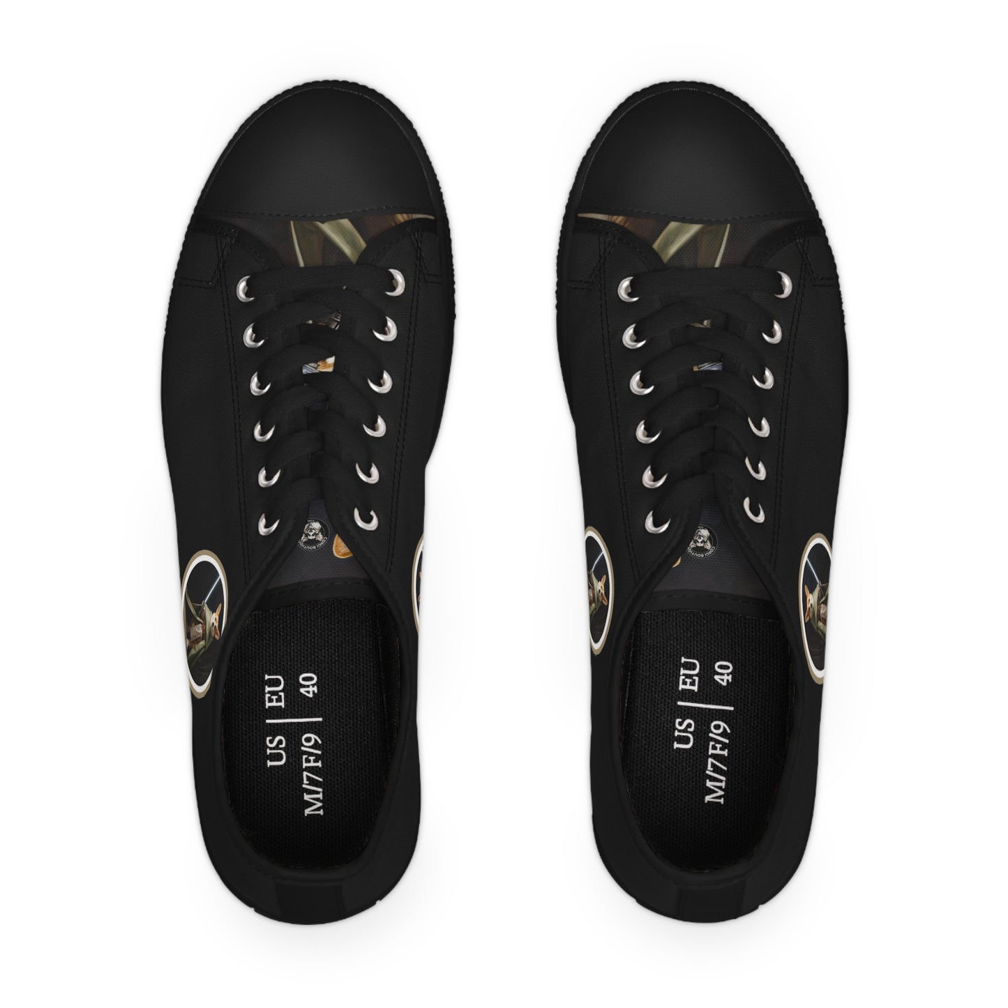 Jedi Corgi - Women's Low Top Sneakers