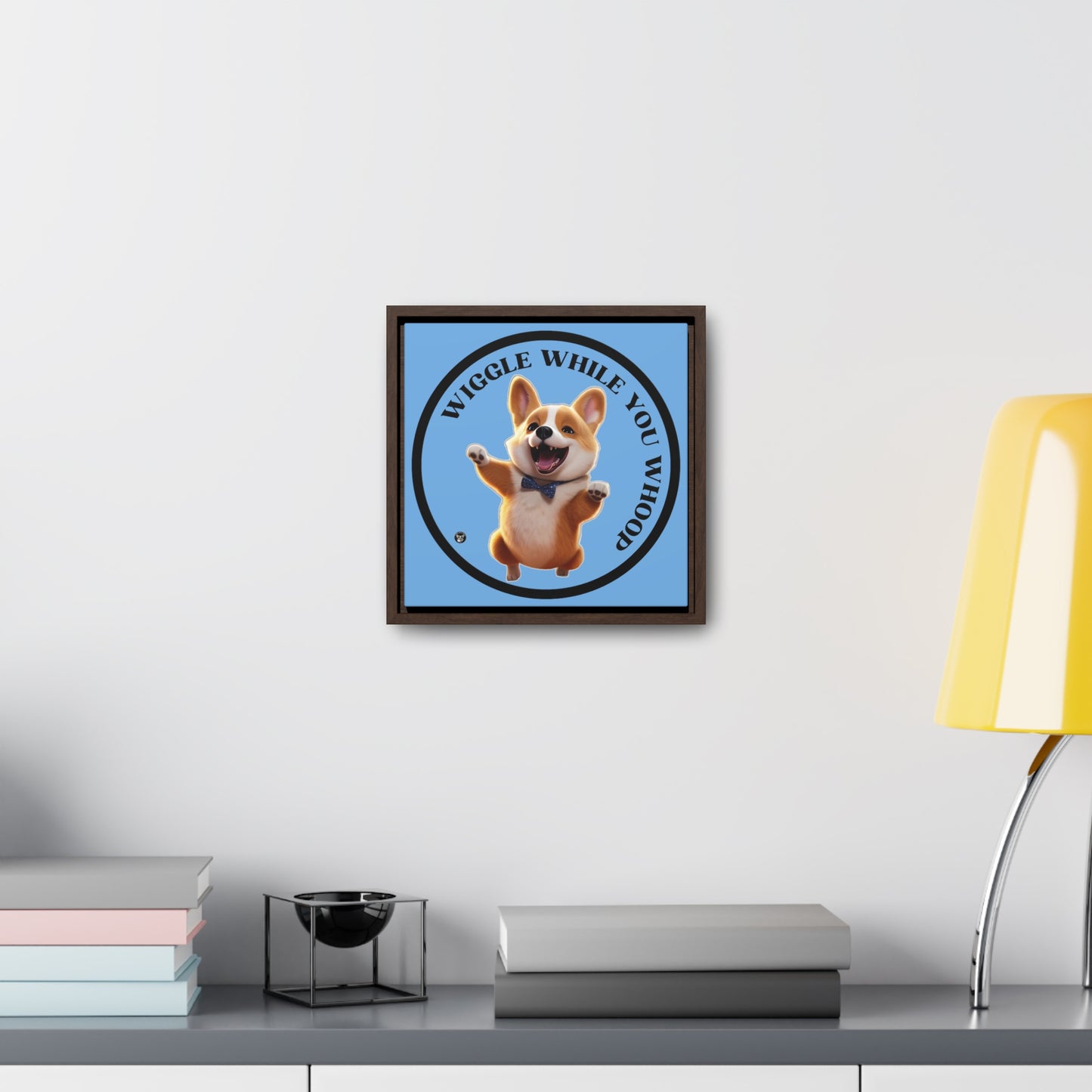 Wiggle While You Whoop - Framed on Canvas