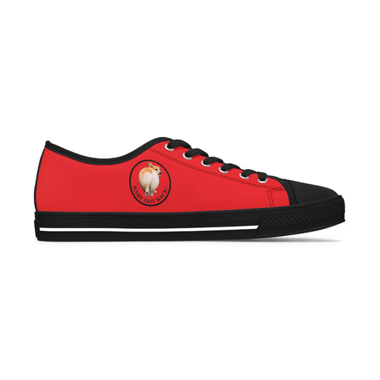 Baby Got Back - Women's Low Top Sneakers