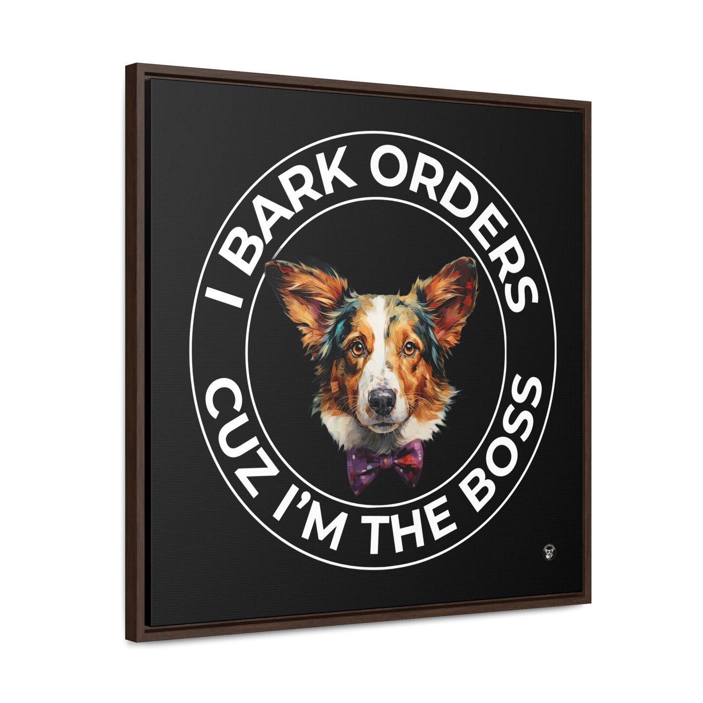 The Boss - Framed on Canvas