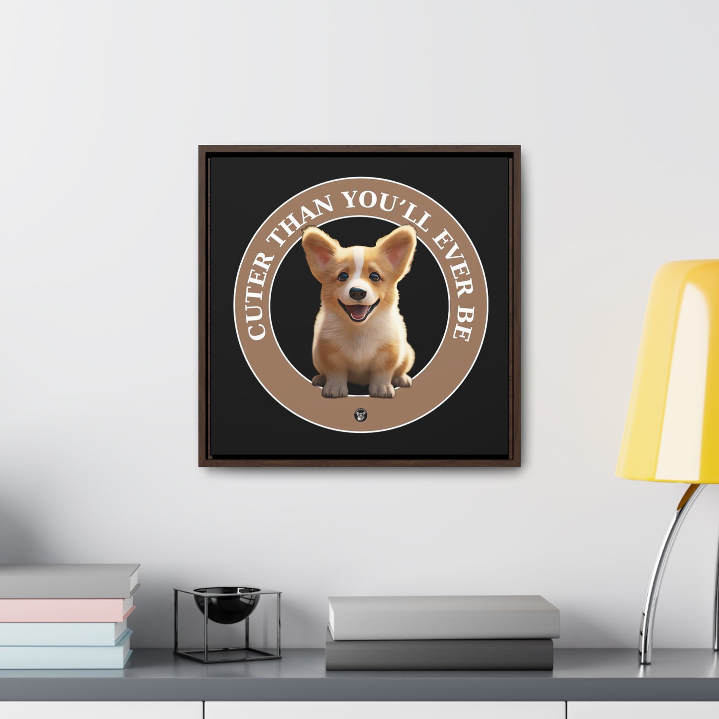 Cuter Than You - Framed on Canvas