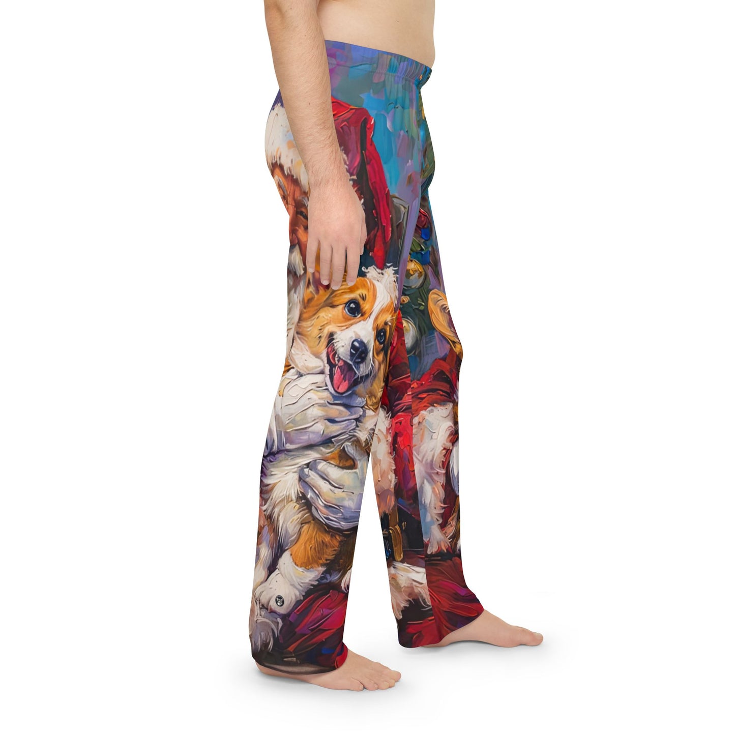 Christmas Corgi Men's Pajama Pants