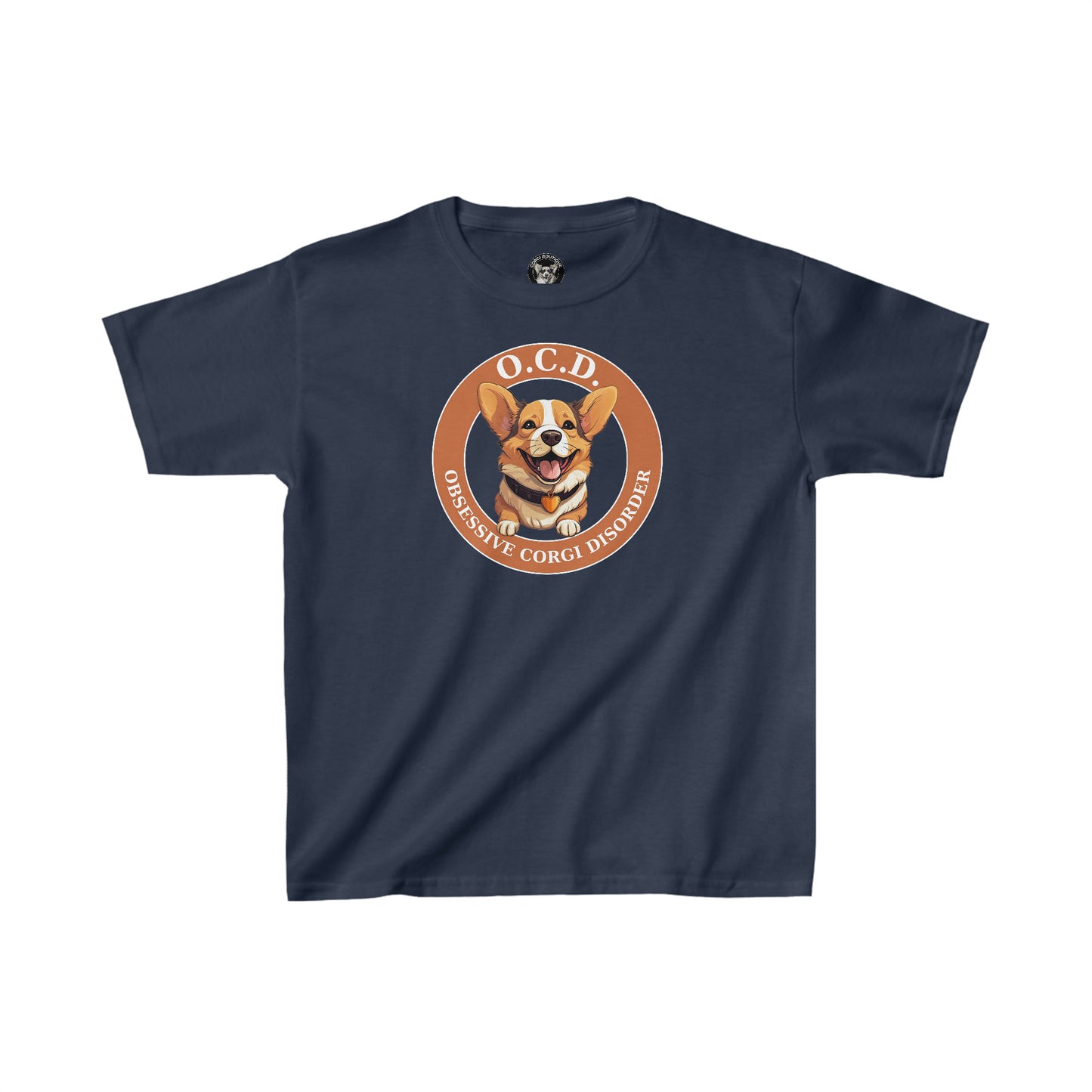 O.C.D. Obsessive Corgi Disorder - Kids Heavy Cotton Tee
