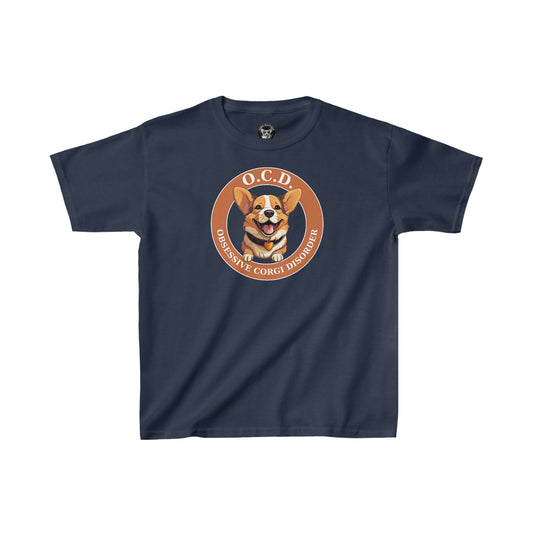 O.C.D. Obsessive Corgi Disorder - Kids Heavy Cotton Tee
