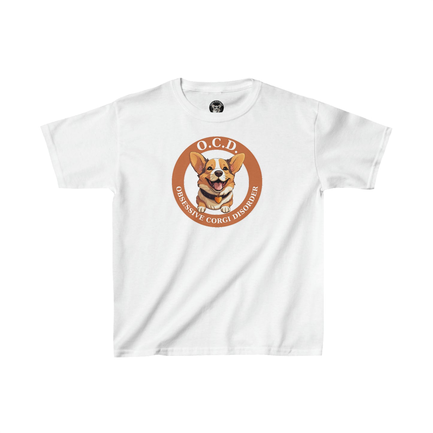 O.C.D. Obsessive Corgi Disorder - Kids Heavy Cotton Tee