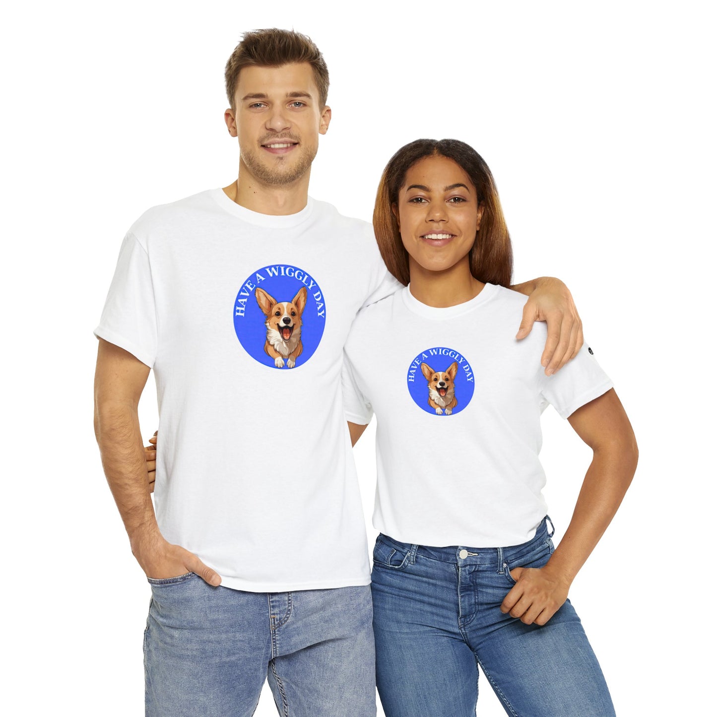 Have a Wiggly Day - Unisex Heavy Cotton Tee