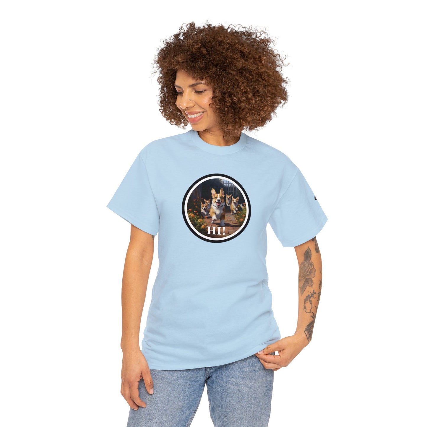 Hi! - Unisex Heavy Cotton Tee