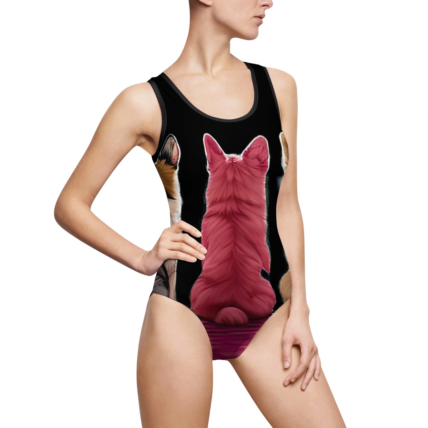 Corgi Reflection - Classic One-Piece Swimsuit