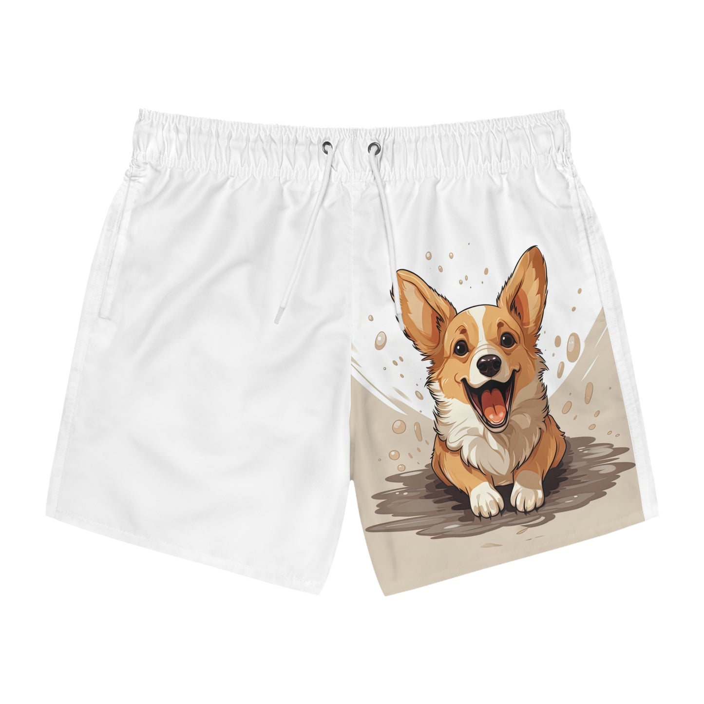 Corgi Cuteness - Swim Trunks