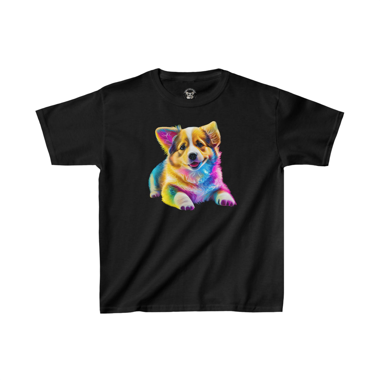 Colorful Corgi - Kids Heavy Cotton Tee