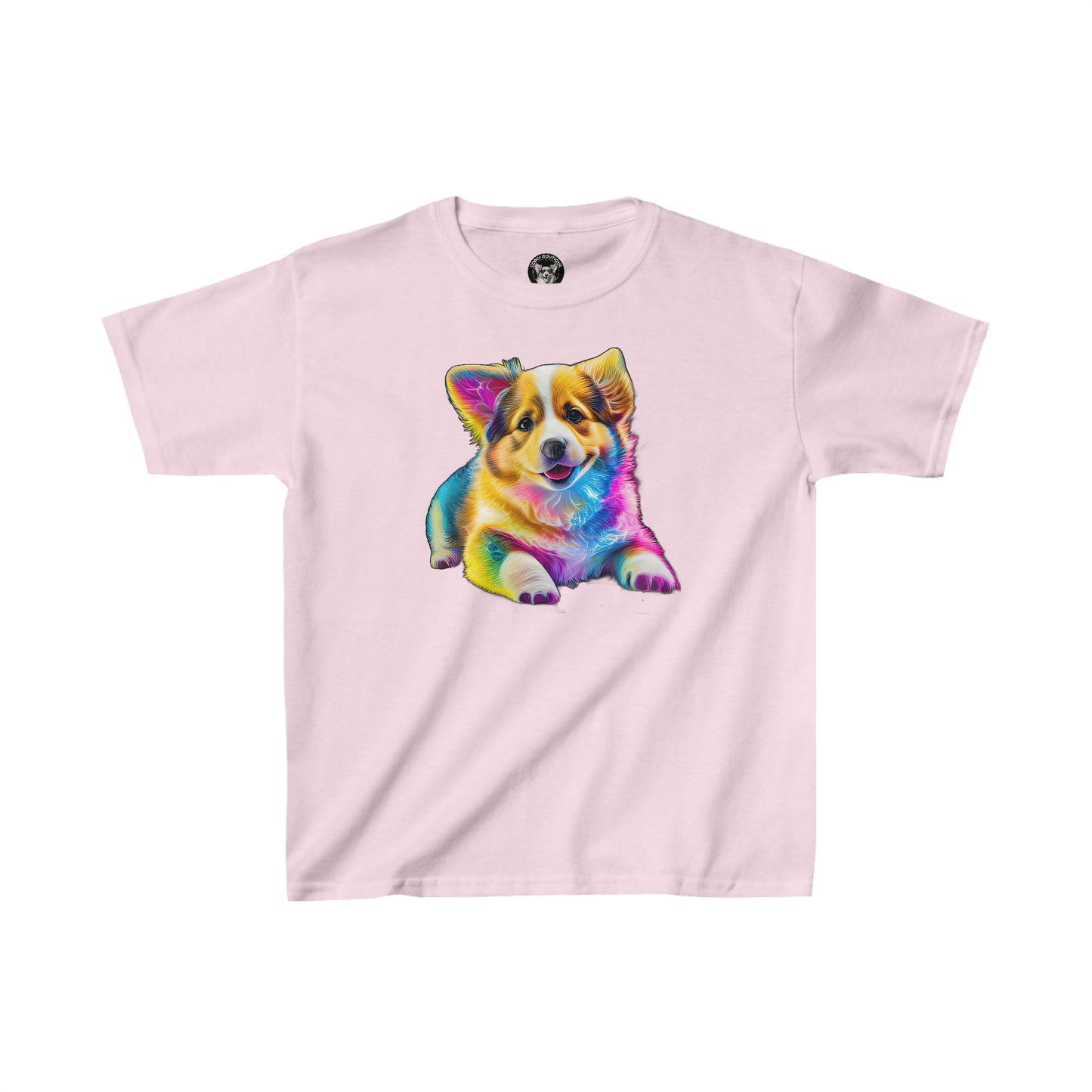 Colorful Corgi - Kids Heavy Cotton Tee
