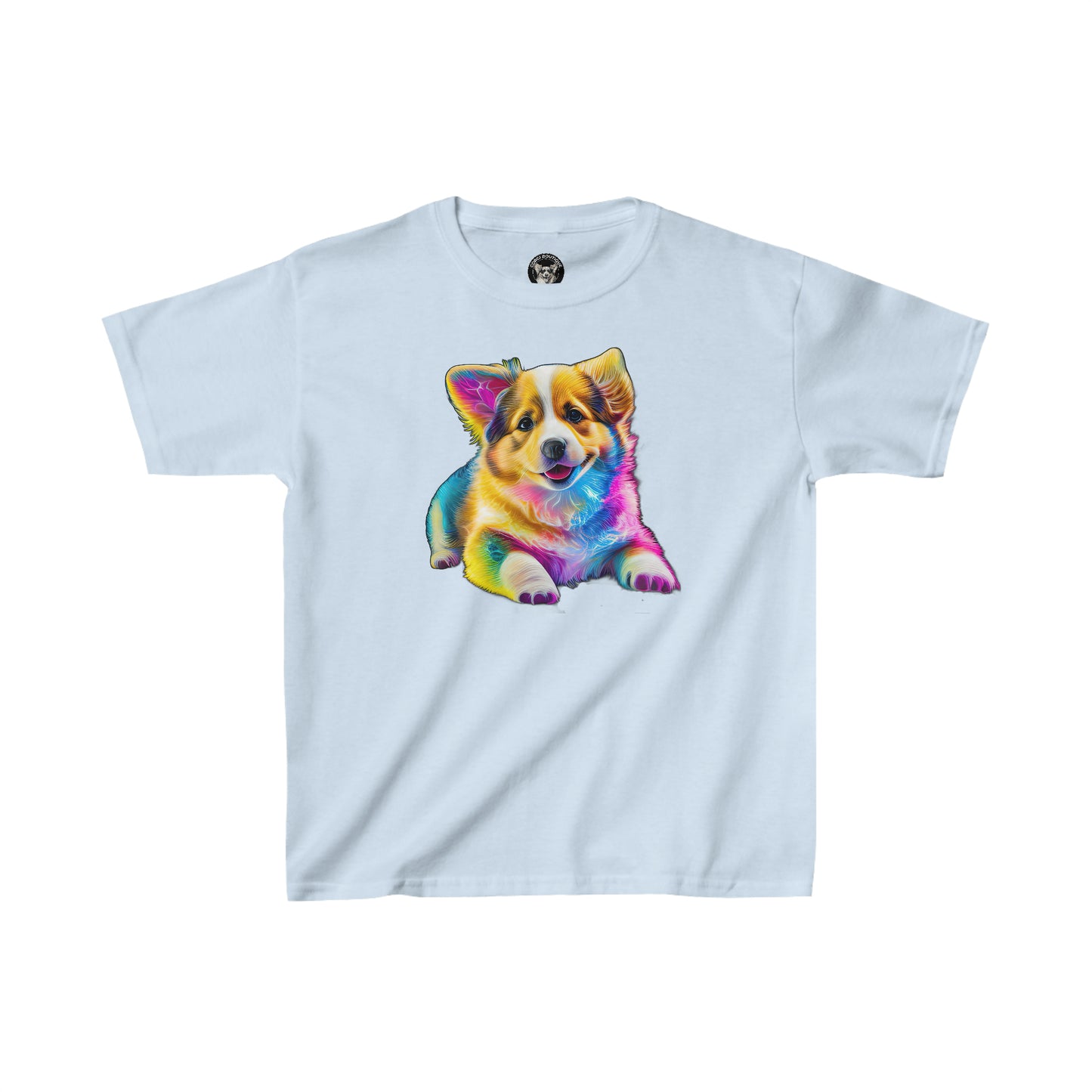 Colorful Corgi - Kids Heavy Cotton Tee