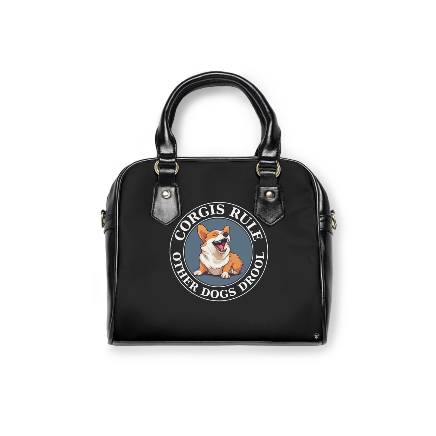 Corgis Rule...Other Dogs Drool - Handbag w/Removable Shoulder Strap