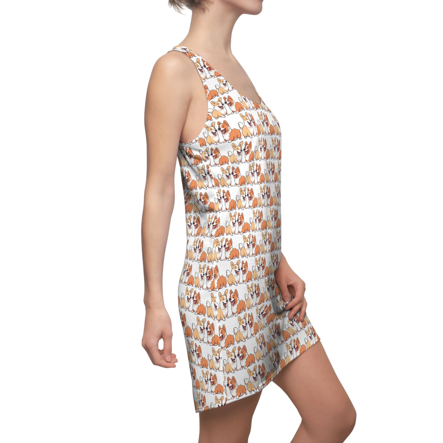 Corgi Couple - Racerback Dress
