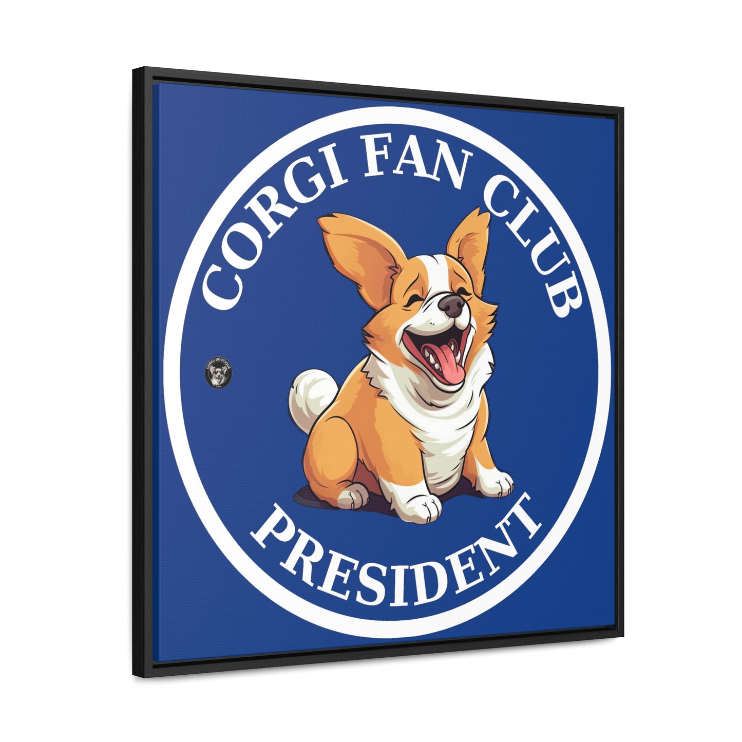 Fan Club President - Framed on Canvas