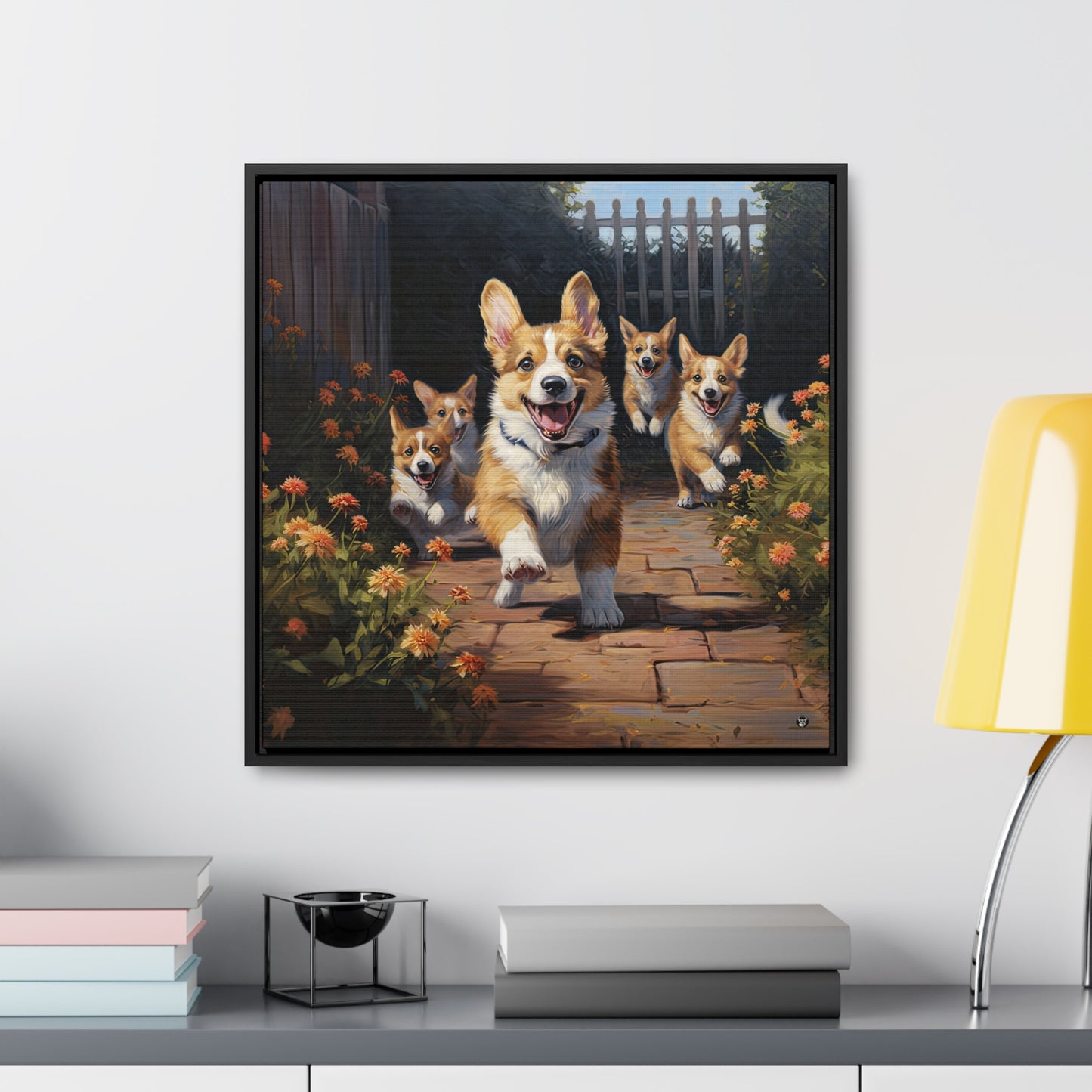 Welcome Home - Framed on Canvas