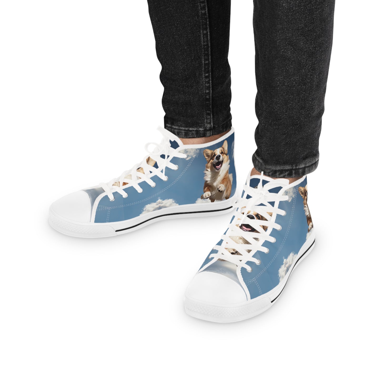 Super Corgi - Men's High Top Sneakers