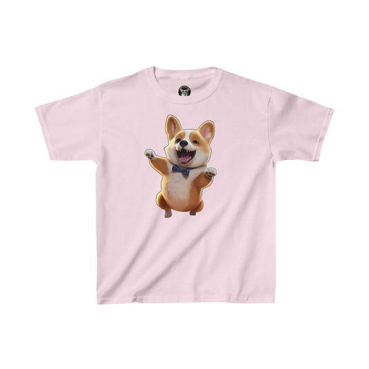 Boogaloo Corgi - Kids Heavy Cotton Tee