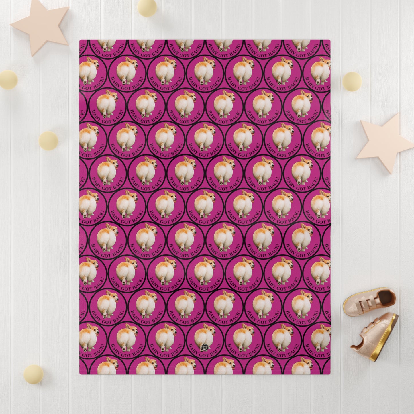 Baby Got Back Mosaic - Baby Blanket