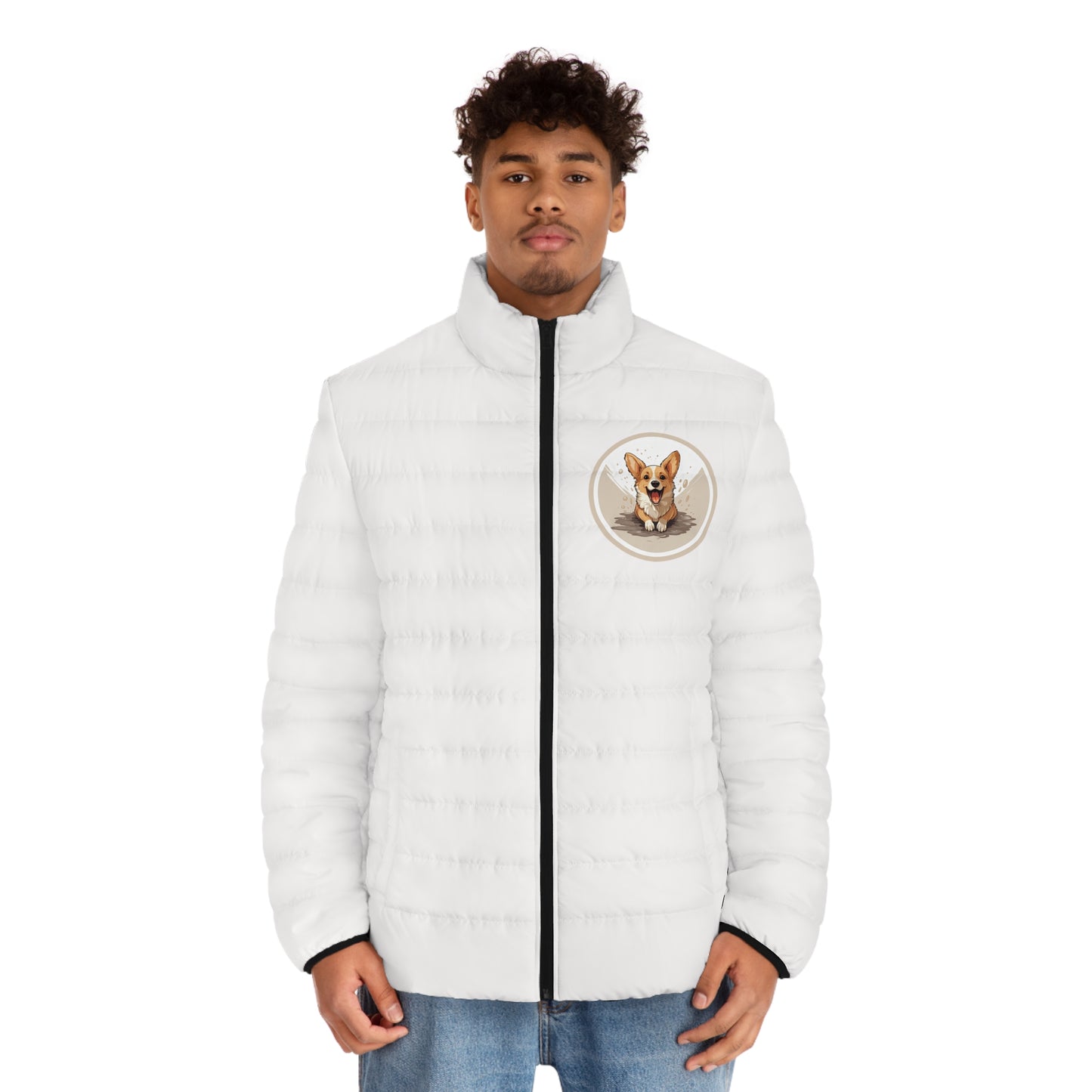 Corgi Cuteness Puffer Jacket
