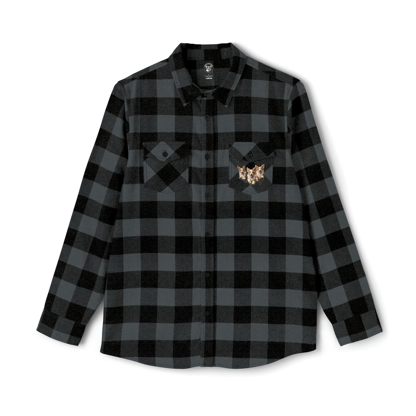 Corgi Enthusiasm - Flannel Shirt