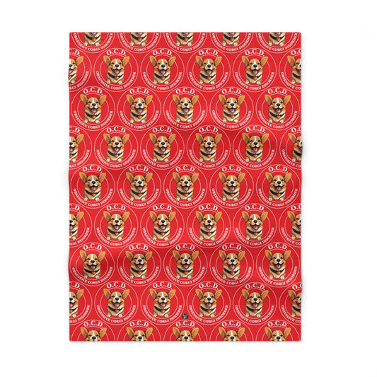 O.C.D. Obsessive Corgi Disorder Mosaic - Baby Blanket