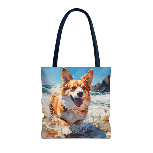 Coastal Corgi - Tote Bag