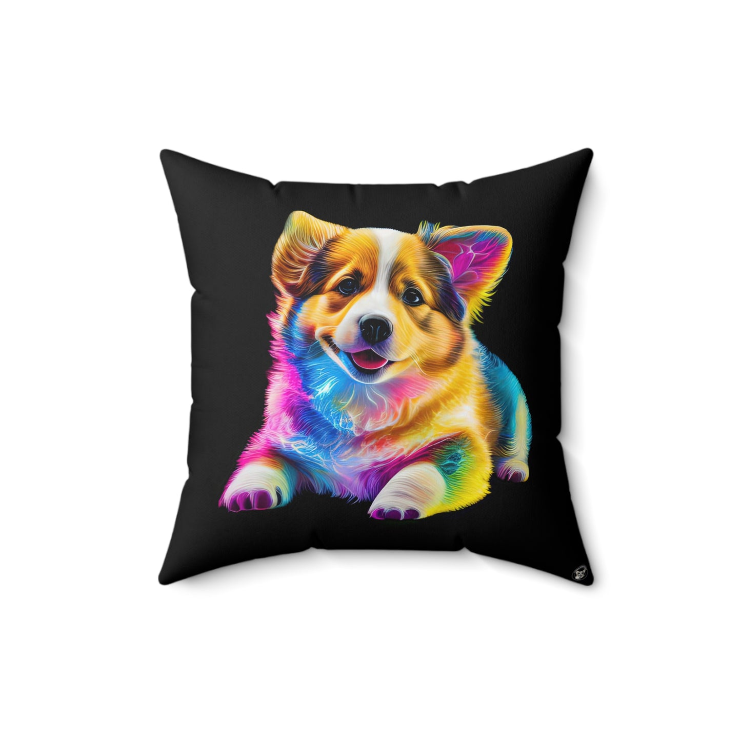 Colorful Corgi - Throw Pillow