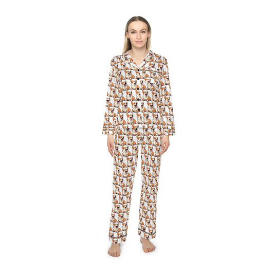 Comical Corgi Silky Pajamas