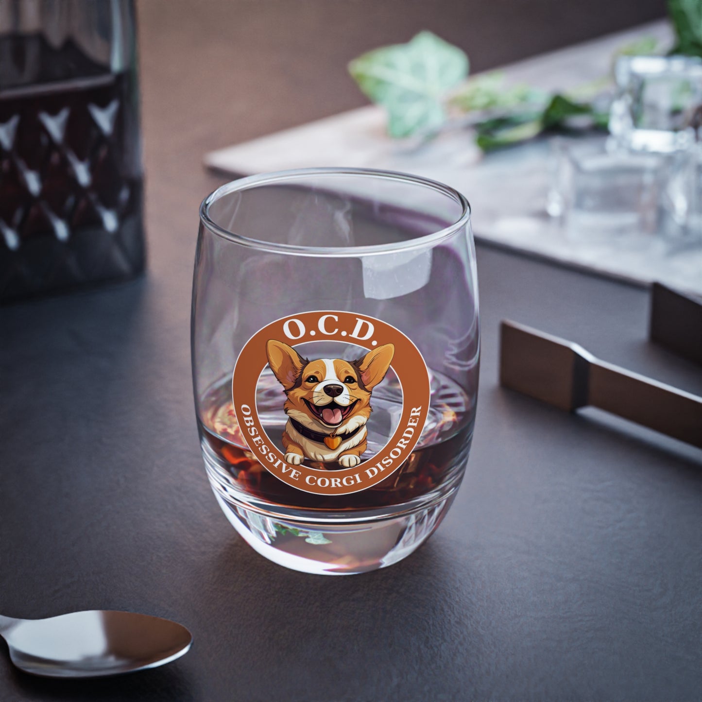 O.C.D. Obsessive Corgi Disorder - Whiskey/Juice Glass
