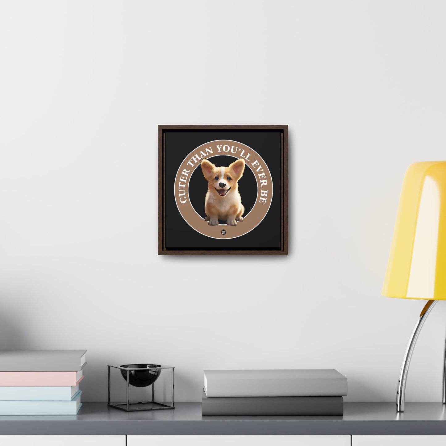 Cuter Than You - Framed on Canvas