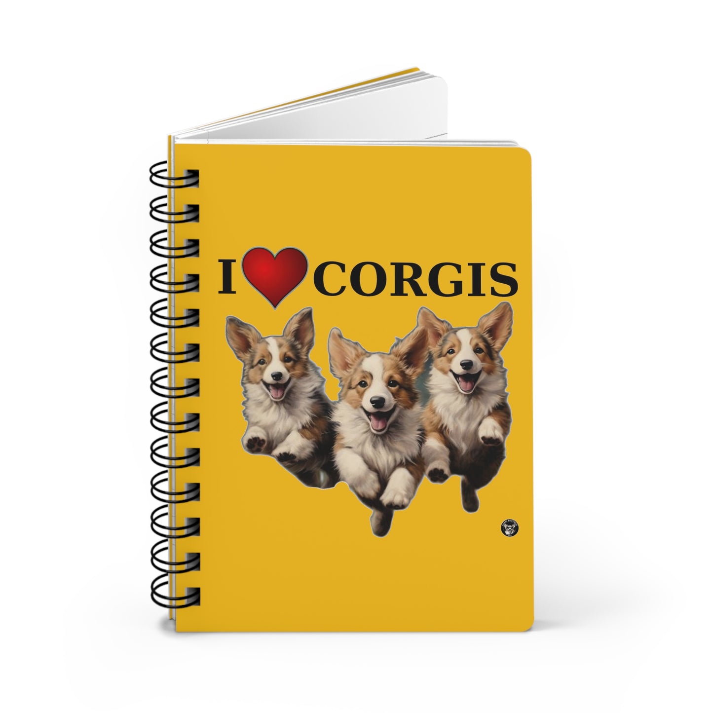 I Heart Corgis - Spiral Bound Notebook