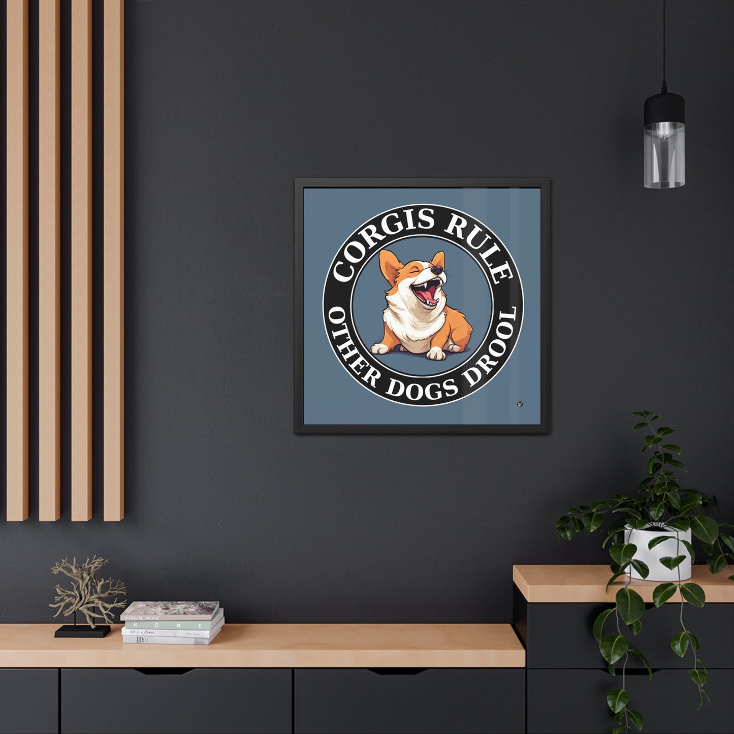 Corgis Rule...Other Dogs Drool - Framed Print
