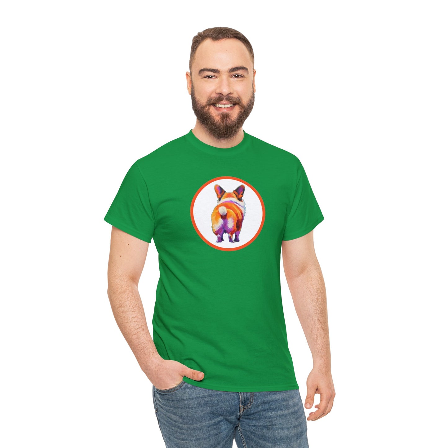 Corgi Butt - Unisex Heavy Cotton Tee