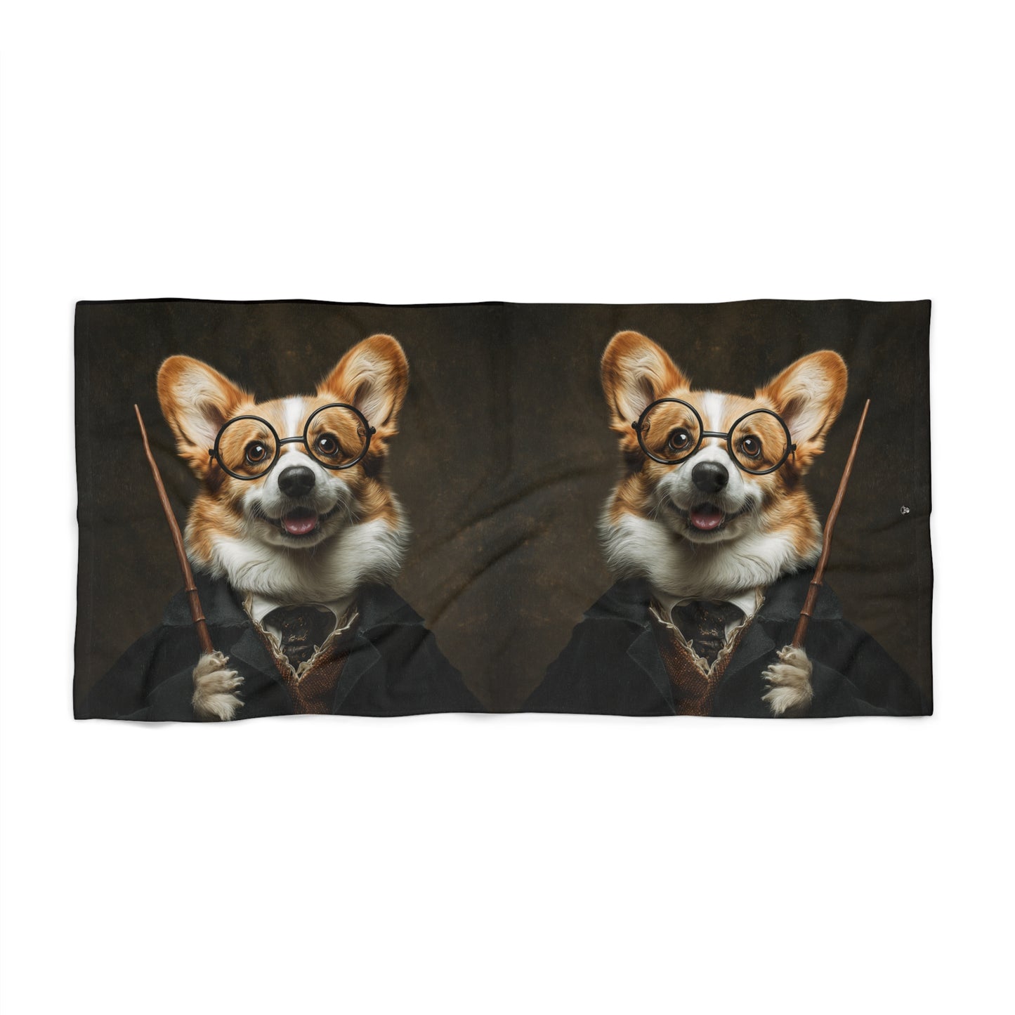 Corgi Potter Beach Towel