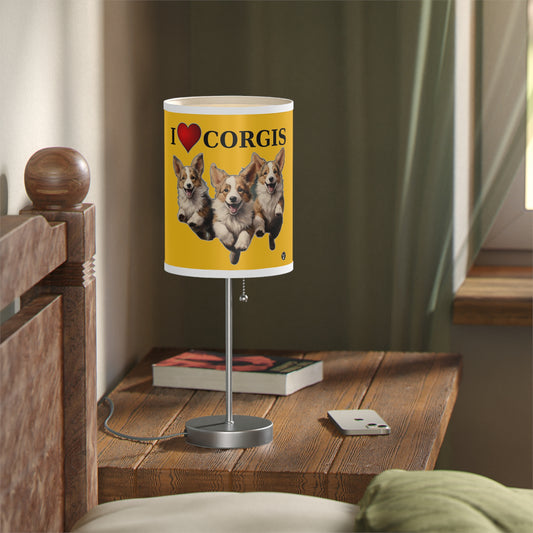 I Heart Corgis - Lamp