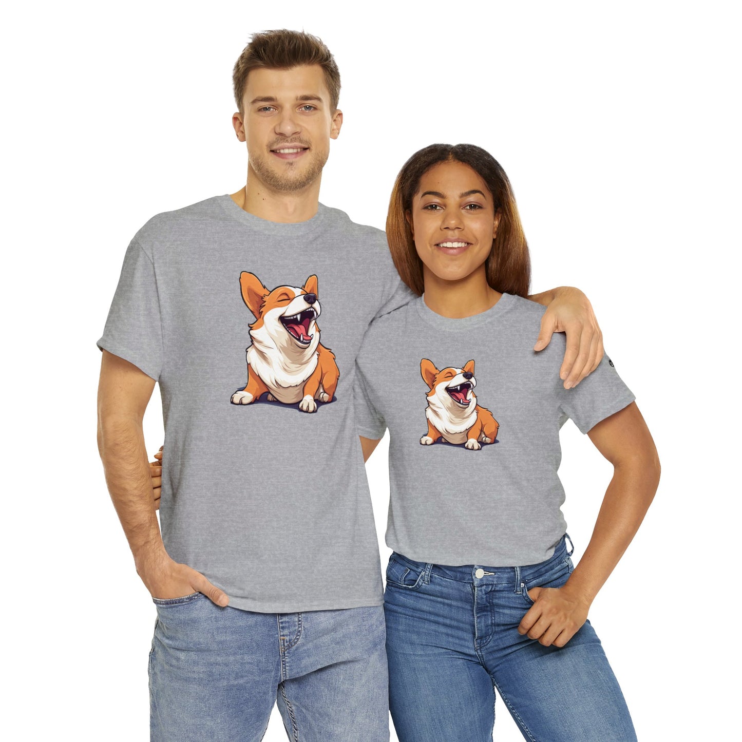Comical Corgi - Unisex Heavy Cotton Tee