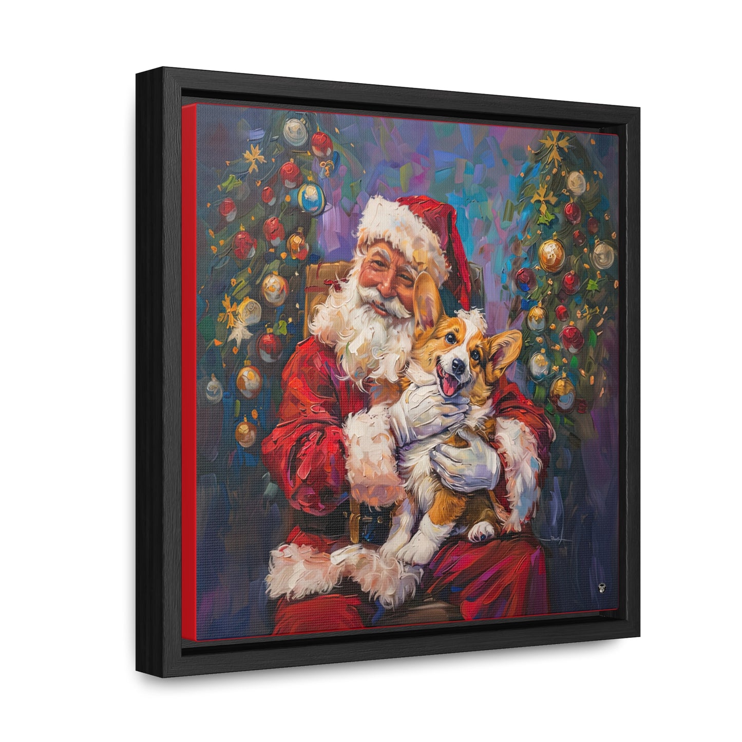 Nice List - Framed on Canvas