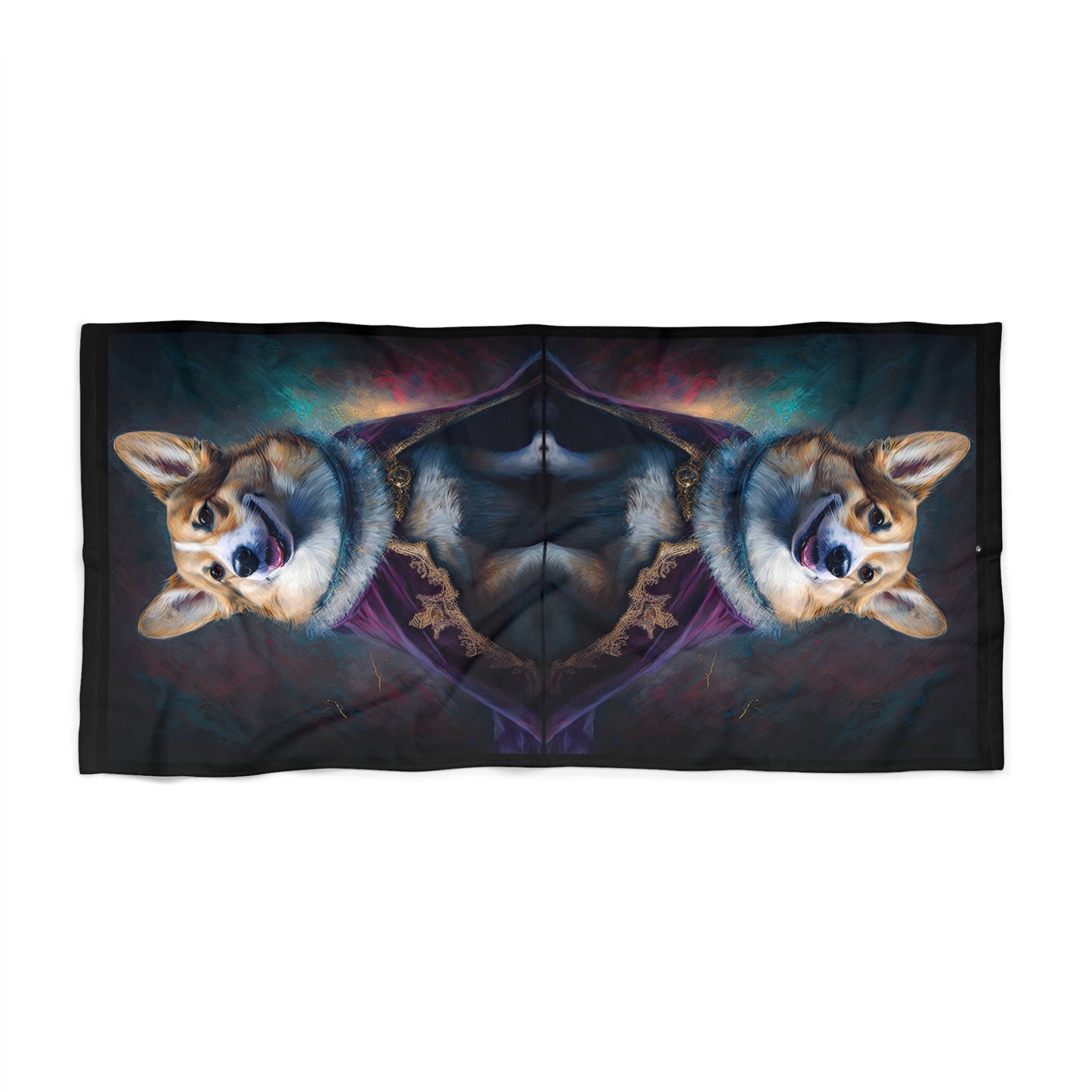 Corgi Royalty - Beach Towel