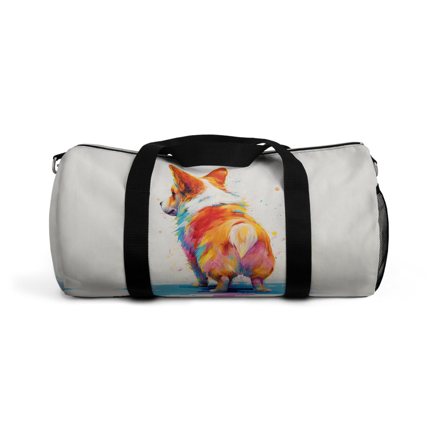 Peekaboo Corgi Duffel Bag - Fun Colorful Travel Gym Bag
