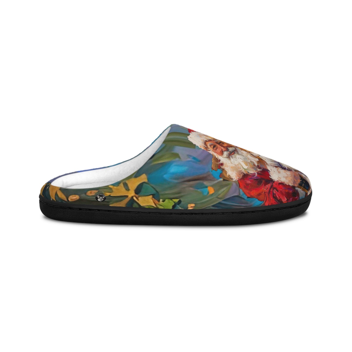 Christmas Corgi Men's Slippers