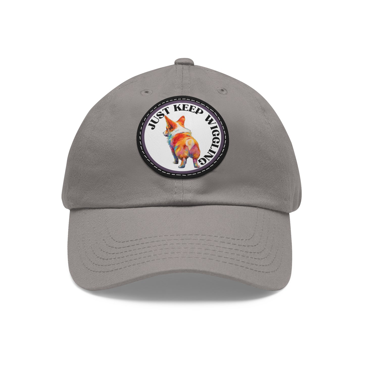 Just Keep Wiggling - Cap with Leather Patch